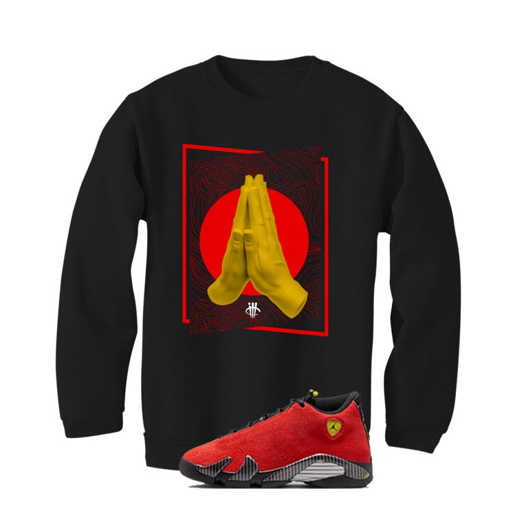 Air Jordan 14 Ferrari Black T-Shirt (Pray)| illcurrency