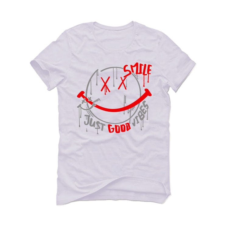 Air Jordan 13 Wolf Grey - White T-Shirt (Smile)