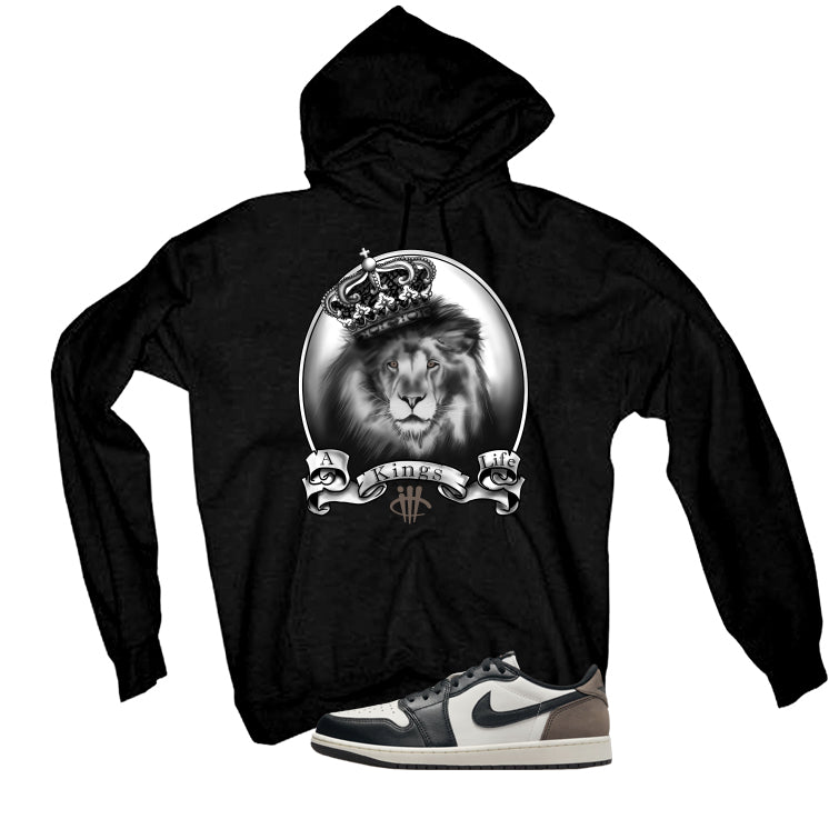 Air Jordan 1 Low OG Mocha Black T-Shirt (King's Life)| illcurrency