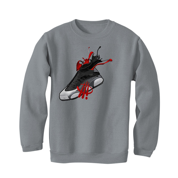 Air Jordan 13 Retro “Black Flint”| ILLCURRENCY Grey T-Shirt (SPLASH 13)
