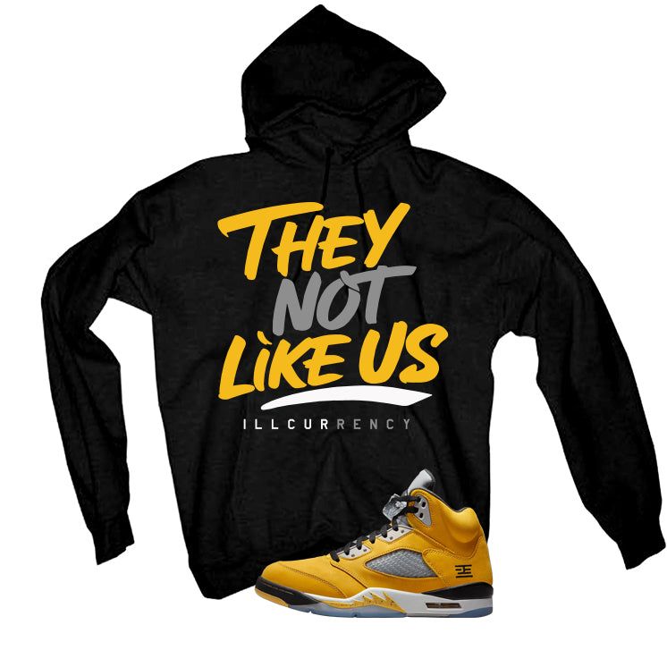 Air Jordan 5 Tokyo Matching T-Shirt, Sweatshirts & Hoodies Black T-Shirt (They not like us)| illcurrency