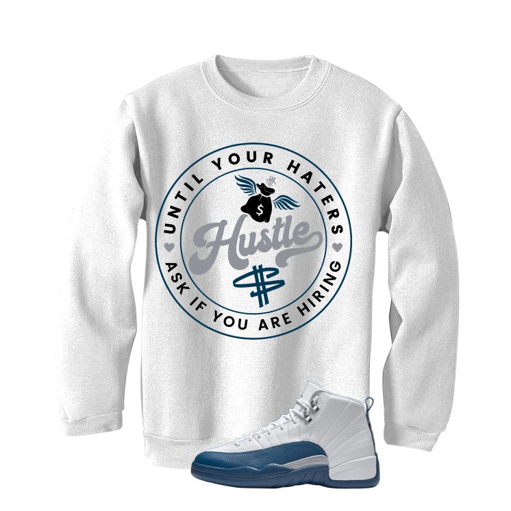 Air Jordan 12 French Blue White T-Shirt (Haters Catch Up)| illcurrency