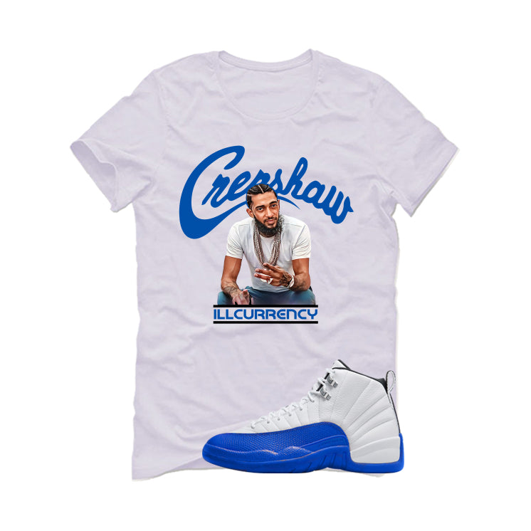 Air Jordan 12 Blueberry White T-Shirt (Crenshaw)| illcurrency