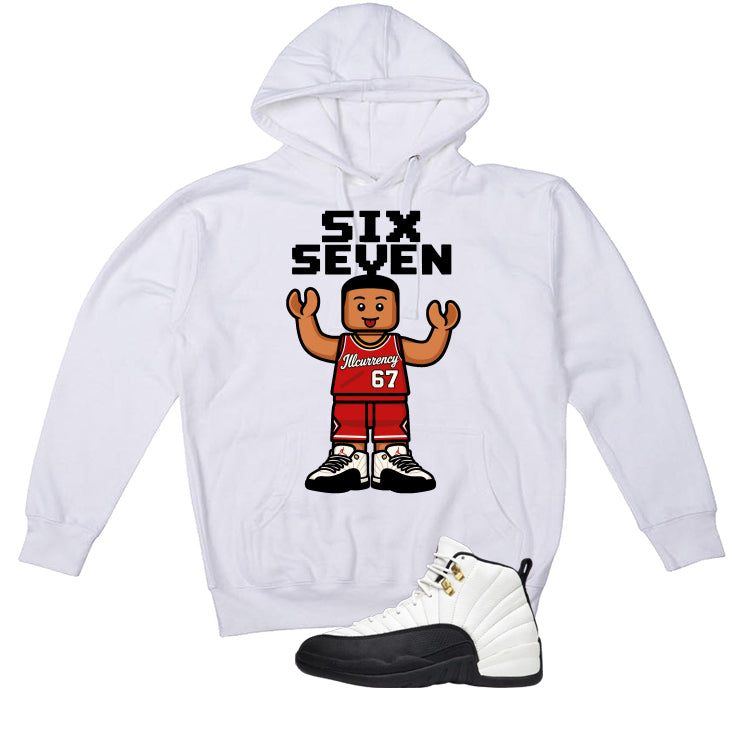 Air Jordan 12 Taxi Matching T-Shirt, Sweatshirts & Hoodies White T-Shirt (6 7)| illcurrency