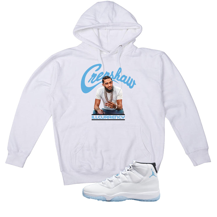 Air Jordan 11 Legend Blue White T-Shirt (Crenshaw)| illcurrency