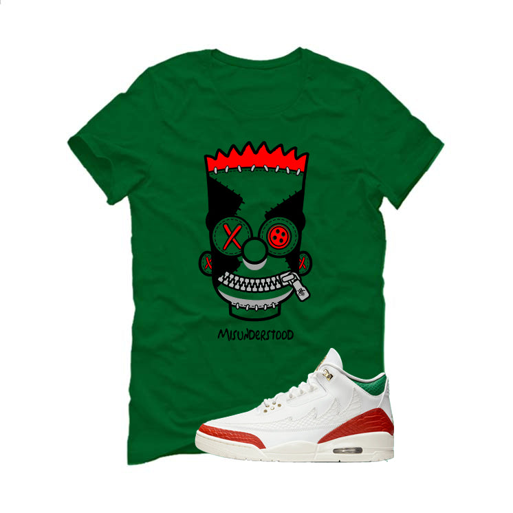 Air Jordan 3 Mexico El Vuelo Matching T-Shirt, Sweatshirts & Hoodies Pine Green T-Shirt (Missunderstood)| illcurrency