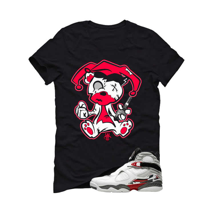 Air Jordan 8 Bugs Bunny Matching T-Shirt, Sweatshirts & Hoodies Black T-Shirt (Teddy Joker)| illcurrency