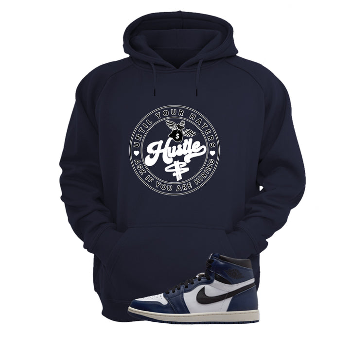 Air Jordan 1 High OG Midnight Navy Navy Blue T-Shirt (Haters Catch Up)| illcurrency