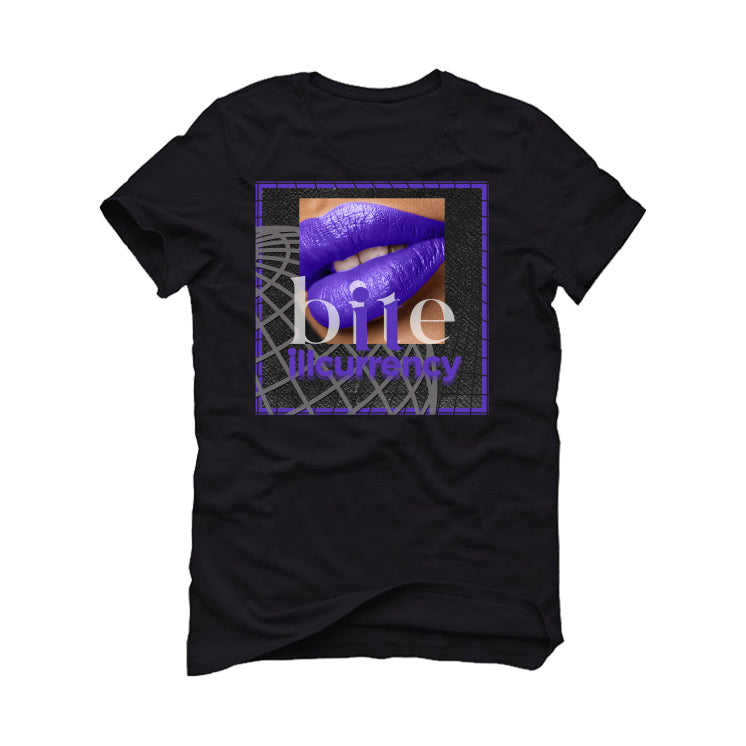 Air Jordan 13 Retro Purple Venom - Black T-Shirt (BITE IT)