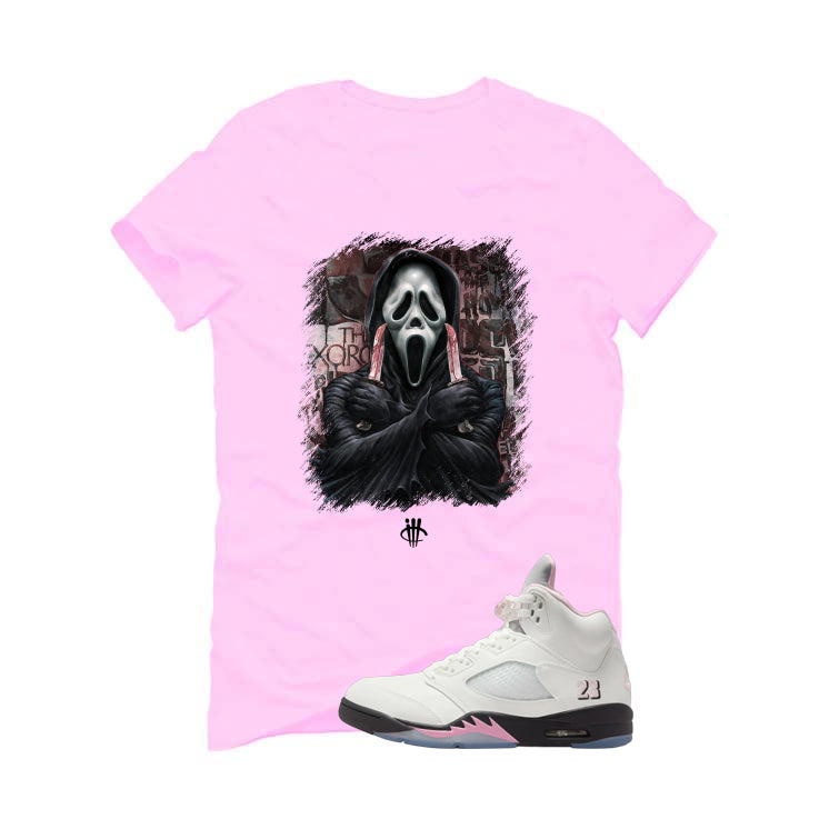 Air Jordan 5 OG 35th Anniversary Matching T-Shirt, Sweatshirts & Hoodies Pink T-Shirt (Ghostface)| illcurrency