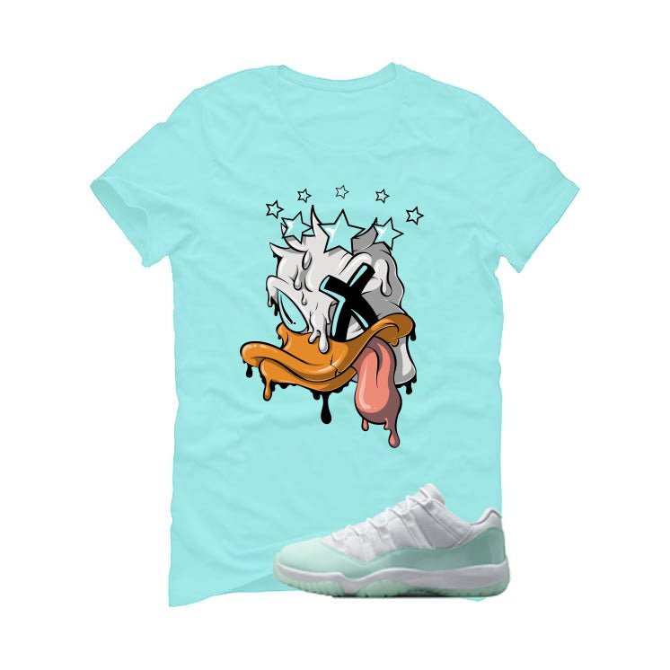 Air Jordan 11 Low WMNS Igloo Mint Green T-Shirt (ducked)| illcurrency