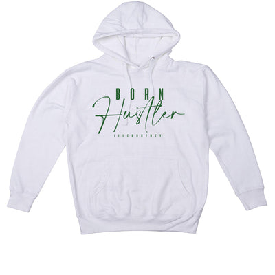 Nike Dunk Low WMNS “Satin Green” White T-Shirt (Born Hustler)