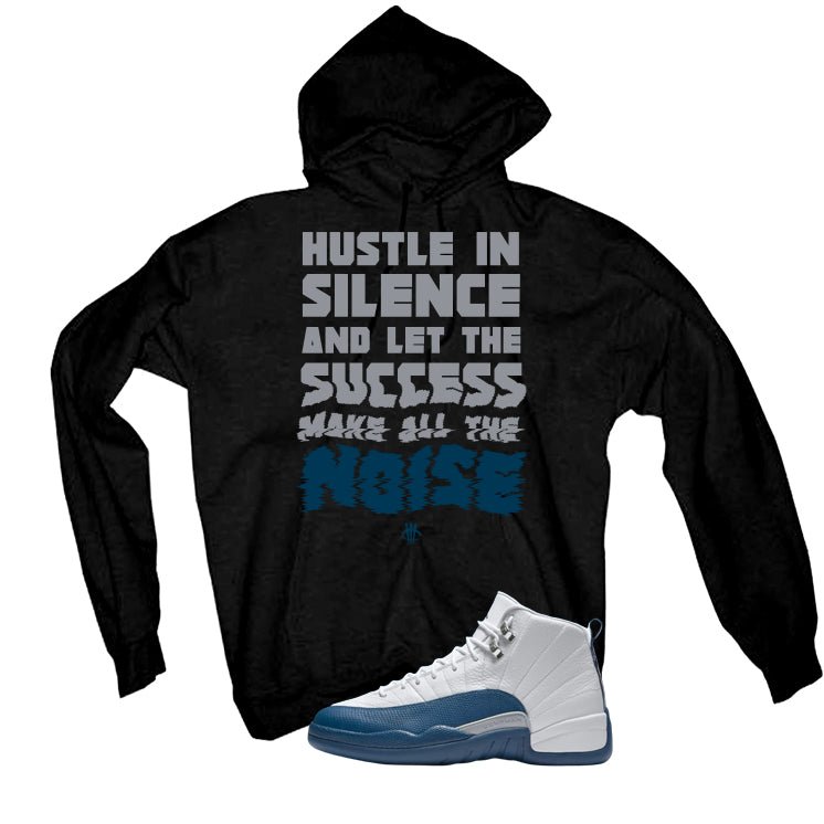 Air Jordan 12 French Blue Black T-Shirt (Noise)| illcurrency