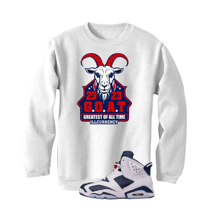 Air Jordan 6 Olympic White T-Shirt (Greatest of all time)| illcurrency