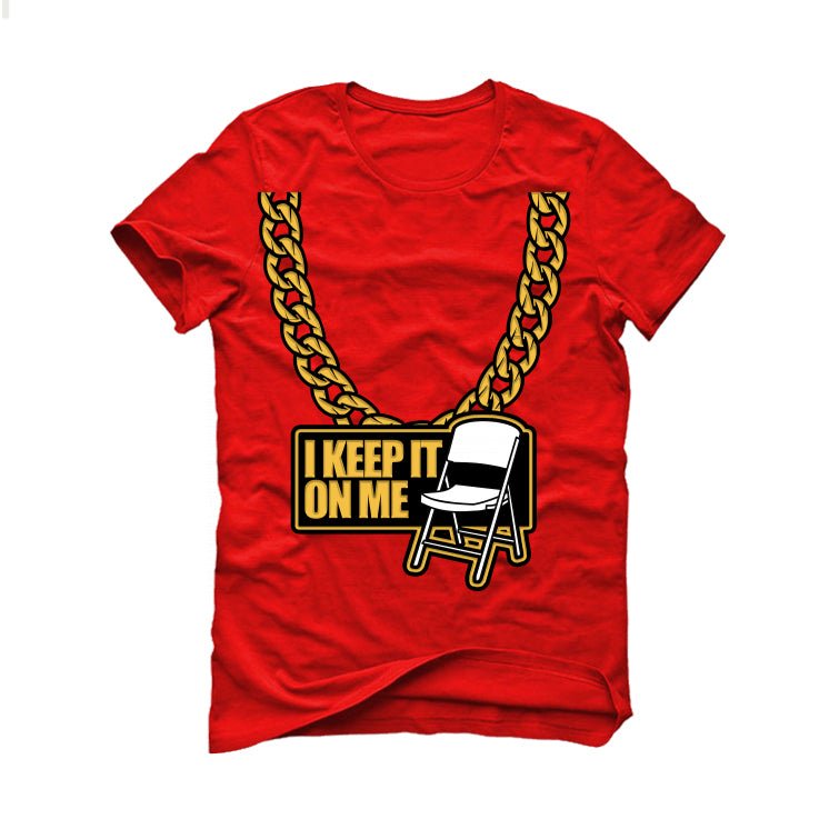 Air Jordan 4 Red Cement - Red T-Shirt (KEEP IT ON ME)