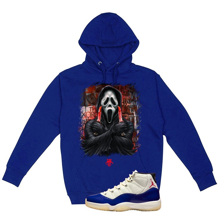 Air Jordan 11 Rare Air Matching T-Shirt, Sweatshirts & Hoodies Royal Blue T-Shirt (Ghostface)| illcurrency