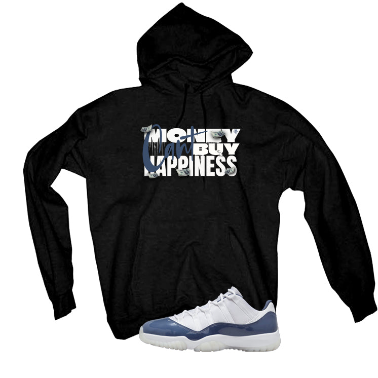 Air Jordan 11 Low Diffused Blue Black T-Shirt (money cant buy)| illcurrency