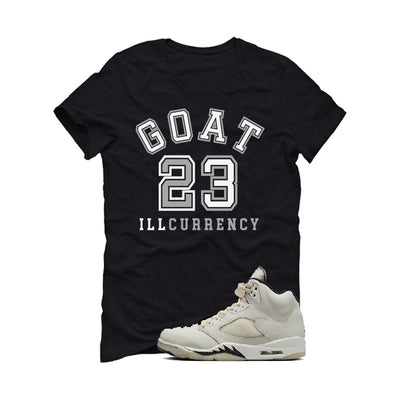 Air Jordan 5 SE “Sail” | illcurrency Black T-Shirt (GOAT 23)