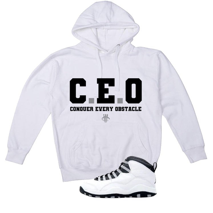 Air Jordan 10 OG Steel White T-Shirt (CEO)| illcurrency