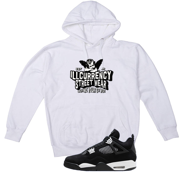 Air Jordan 4 White Thunder White T-Shirt (ILLCURRENCY STREETWEAR)| illcurrency