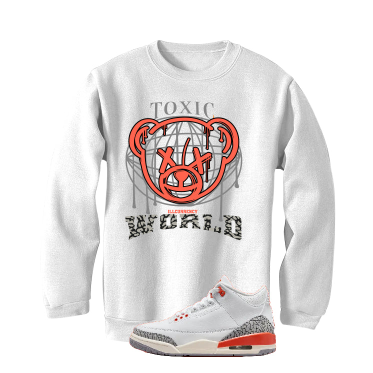 Air Jordan 3 WMNS “Georgia Peach” | illcurrency White T-Shirt (Toxic World)