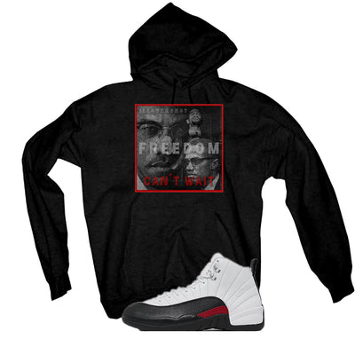 Air Jordan 12 “Red Taxi” | illcurrency Black T-Shirt (FREEDOM)