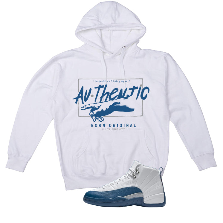 Air Jordan 12 French Blue White T-Shirt (Authentic)| illcurrency