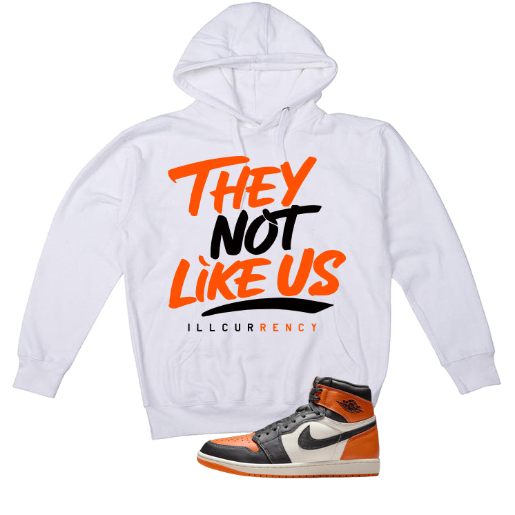 Air Jordan 1 High OG Shattered Backboard White T-Shirt (They not like us)| illcurrency