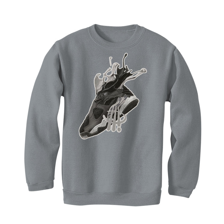 Air Jordan 8 Winter “Gunsmoke” | illcurrency Grey T-Shirt (SPLASH 8)
