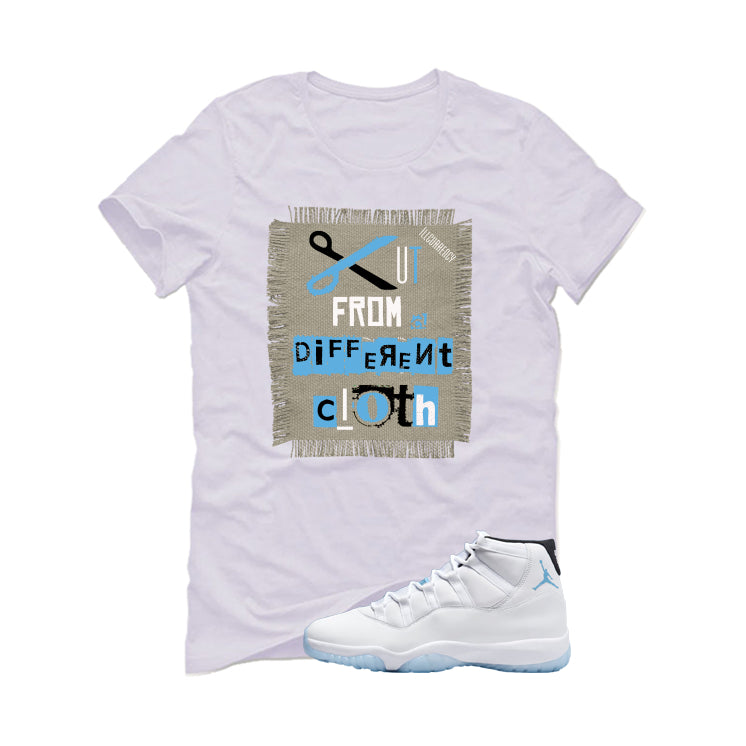 Air Jordan 11 Legend Blue White T-Shirt (Cut from a different cloth)| illcurrency