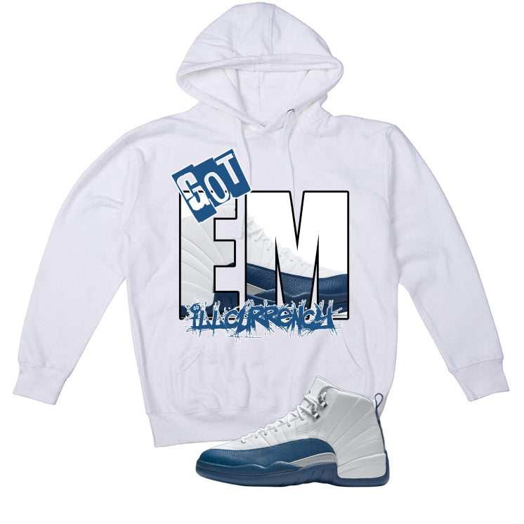 Air Jordan 12 French Blue White T-Shirt (GOT EM)| illcurrency