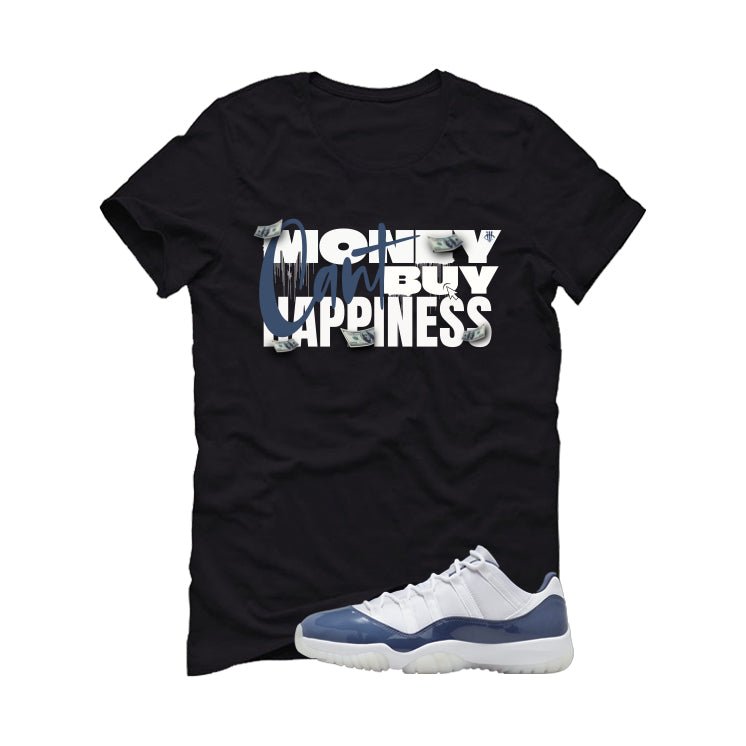 Air Jordan 11 Low Diffused Blue Black T-Shirt (money cant buy)| illcurrency