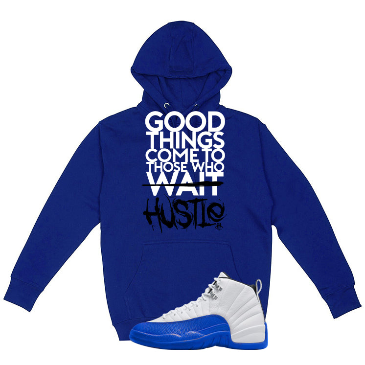 Air Jordan 12 Blueberry Royal Blue T-Shirt (Good Things)| illcurrency