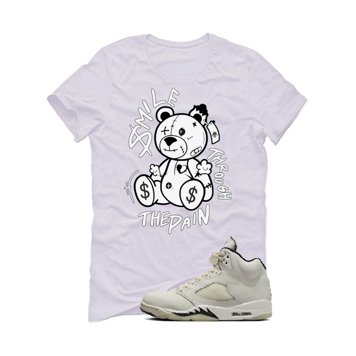 Air Jordan 5 SE “Sail” | illcurrency White T-Shirt (SMILE THROUGH THE PAIN)