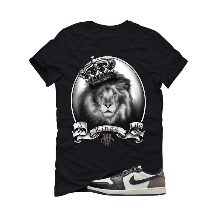 Air Jordan 1 Low OG Mocha Black T-Shirt (King's Life)| illcurrency