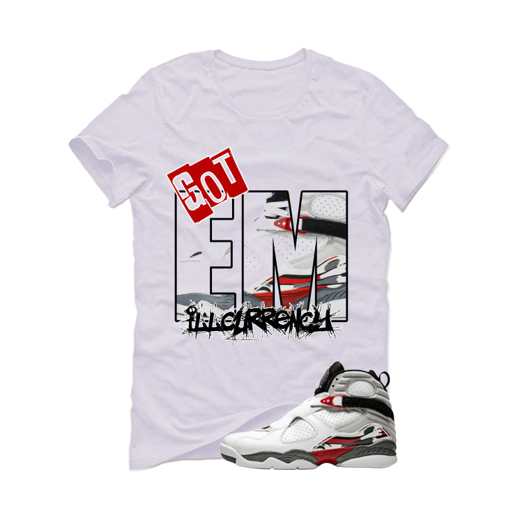 Air Jordan 8 Bugs Bunny Matching T-Shirt, Sweatshirts & Hoodies White T-Shirt (GOT EM)| illcurrency