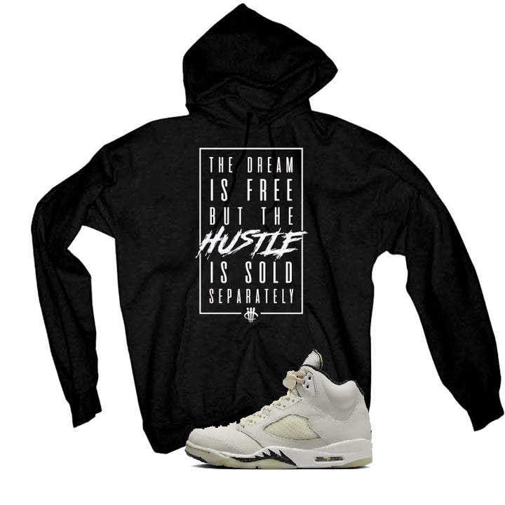 Air Jordan 5 SE “Sail” | illcurrency Black T-Shirt (DREAM IS FREE)