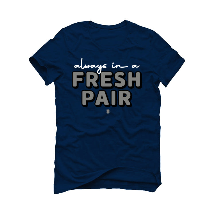 Air Jordan 5 “Georgetown” | illcurrency Navy Blue T-Shirt (ALWAYS IN A FRESH PAIR)