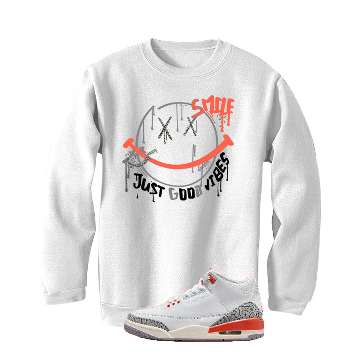 Air Jordan 3 WMNS “Georgia Peach” | illcurrency White T-Shirt (Smile)