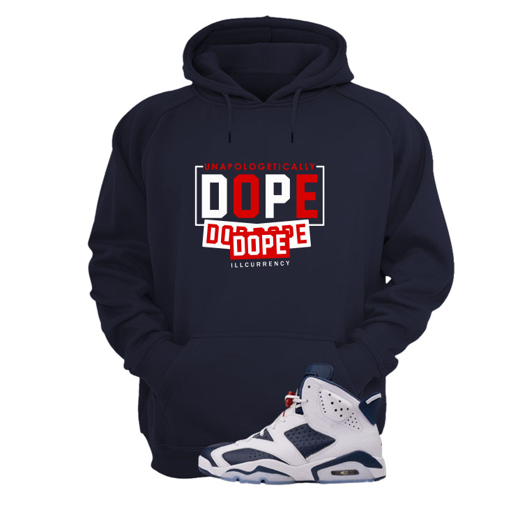 Air Jordan 6 Olympic Navy Blue T-Shirt (DOPE DOPE DOPE)| illcurrency