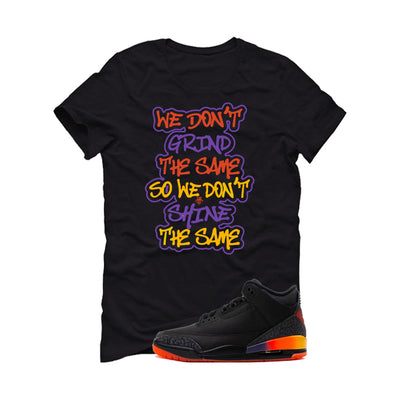 J Balvin x Air Jordan 3 Rio Black T-Shirt (We Don't Grind The Same)
