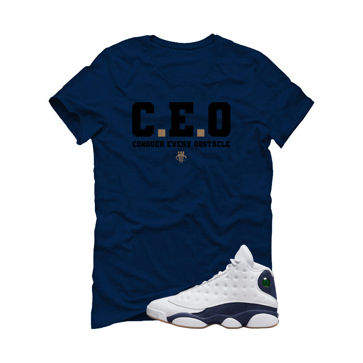 Air Jordan 13 Midnight Navy Navy Blue T-Shirt (CEO)| illcurrency