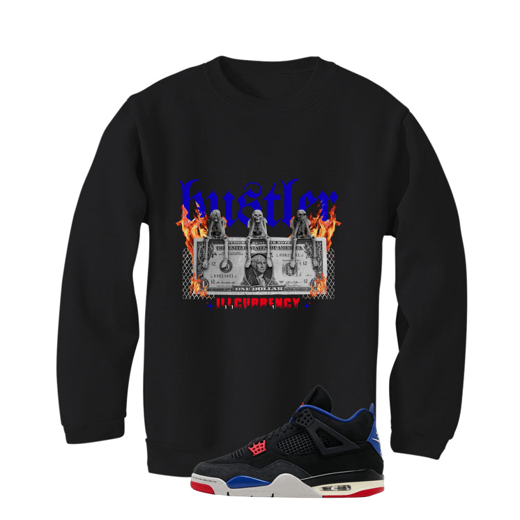 Air Jordan 4 Rare Air Black T-Shirt (See No Evil Hustler)| illcurrency