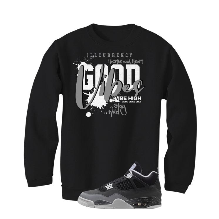 Air Jordan 4 Fear Pack Black T-Shirt (Vibes)| illcurrency