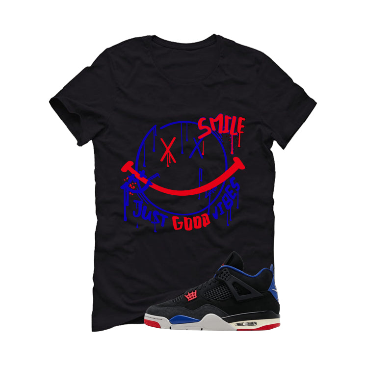 Air Jordan 4 Rare Air Black T-Shirt (Smile)| illcurrency