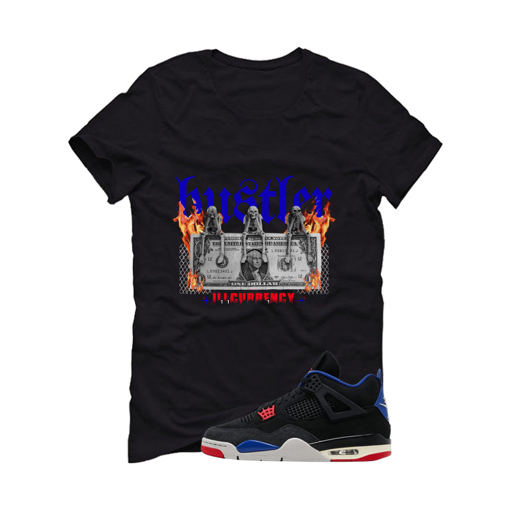 Air Jordan 4 Rare Air Black T-Shirt (See No Evil Hustler)| illcurrency