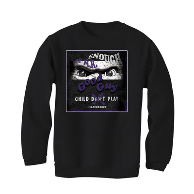 Air Jordan 12 “Field Purple” Black T-Shirt (ENOUGH OF MR GOOD GUY)