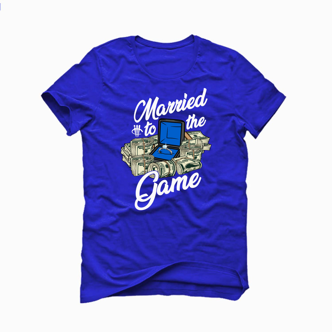 Air Jordan 1 Royal Reimagined | Illcurrency Royal Blue T-Shirt (MARRIED TO THE GAME)