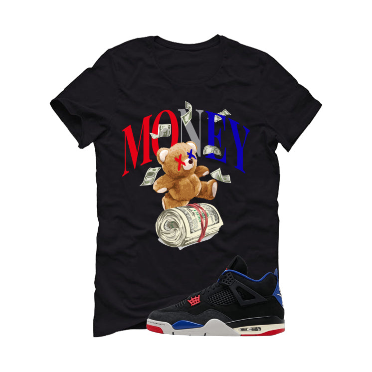 Air Jordan 4 Rare Air Black T-Shirt (Money Bear Team)| illcurrency