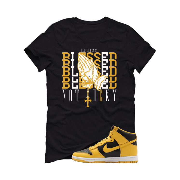 Nike Dunk High Wu-Tang Black T-Shirt (Blessed not lucky)| illcurrency